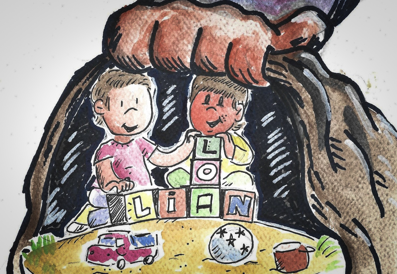 DOS NIÑOS ESTABAN JUGANDO, ANTES DE DESAPARECER
